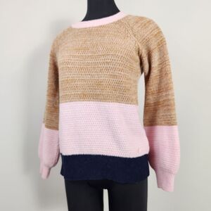 BARBOUR Murrelet Knit colorblock sweater